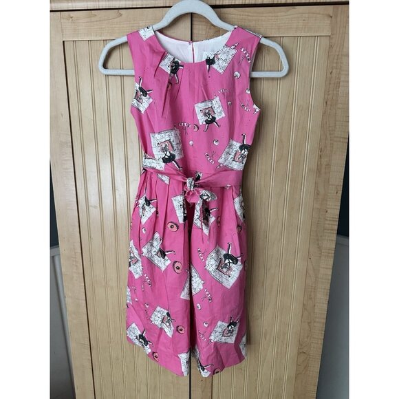 Rachel Riley Eloise at The Plaza Map Print girls Party dress-size 10 Yrs - Rare - Picture 9 of 9